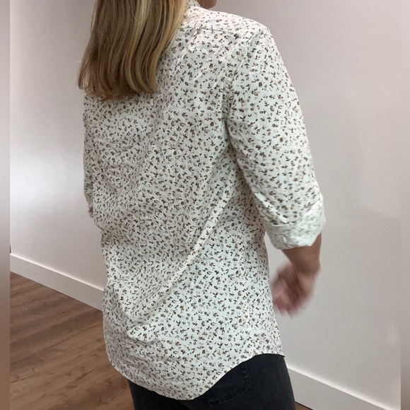 J. Crew Mercantile Men’s Slim Fit Button Down Floral Shirt - Size Small - Picture 5 of 6